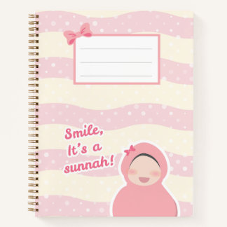 "Smile it's a sunnah" Notitieboek