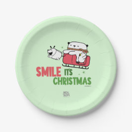 | Smile, it's Christmas Papieren Bordje