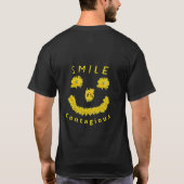 Smile It's Contagious Dandelion  T-shirt (Achterkant)