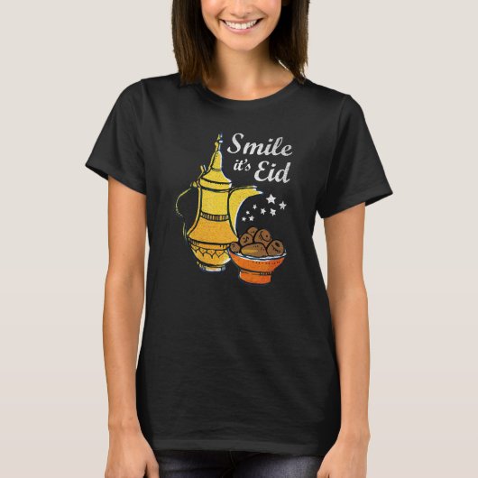 Smile its Eid Mubarak T-shirt (Voorkant)
