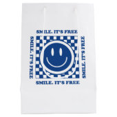 Smile It's Free Medium Cadeauzakje (Achterkant)