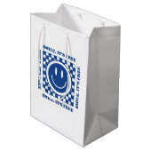 Smile It's Free Medium Cadeauzakje (Achterkant Gekanteld)