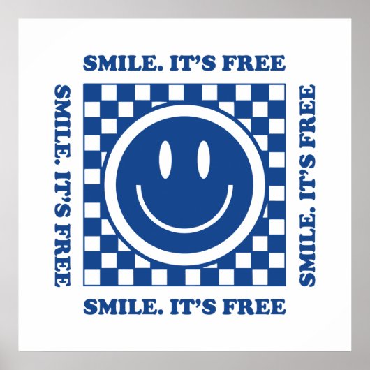 Smile It's Free Poster (Voorkant)