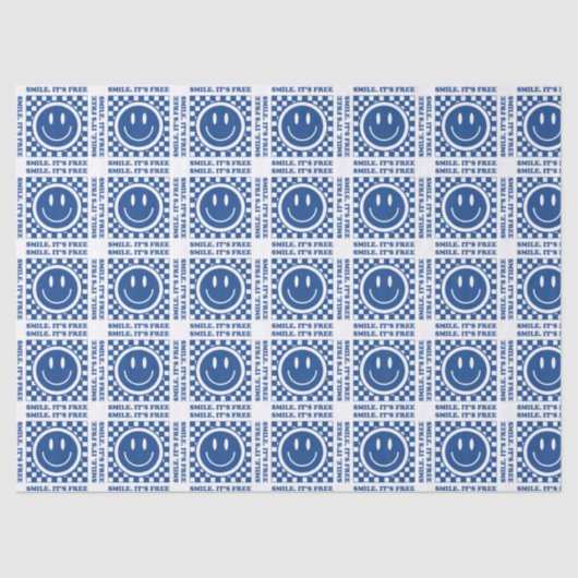 Smile It's Free Tissuepapier (Voorkant)