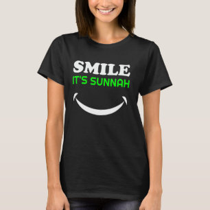 Smile its Sunnah - Islamitische Inspirerend Motiva T-shirt