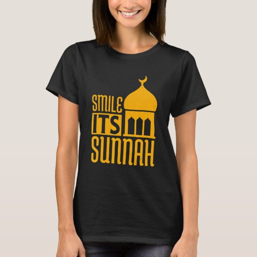 Smile its Sunnah T-shirt (Voorkant)