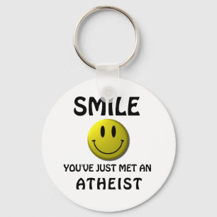 SMILE, je hebt net een atheïst ontmoet. Sleutelhanger