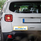 Smile – Jesus Loves You | Christian Faith Bumpersticker
