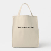 Smile Jesus Loves You Personalized Tote Bag (Achterkant)