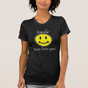 Smile, Jezus houdt van je T-shirt