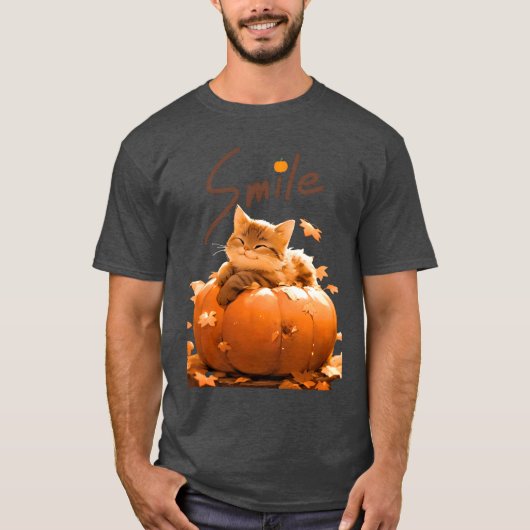 Smile Kat Halloween vrienden T-shirt (Voorkant)