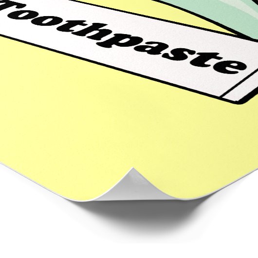 Smile Kawaii Tooth Art Poster (Hoek)