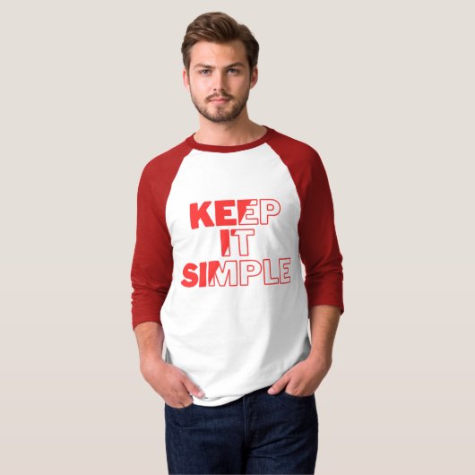 "Smile Keeper: grafisch T-shirt" T-shirt (Voorkant volledig)