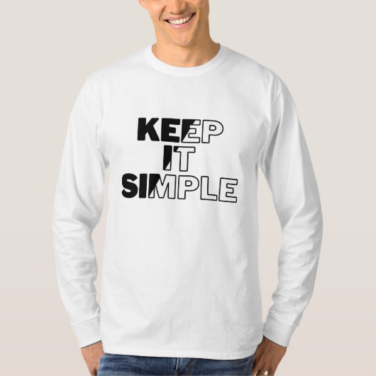 "Smile Keeper: grafisch T-shirt" T-shirt (Voorkant)