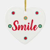 Smile Keramisch Ornament (Voorkant)