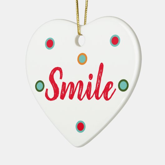 Smile Keramisch Ornament (Links)