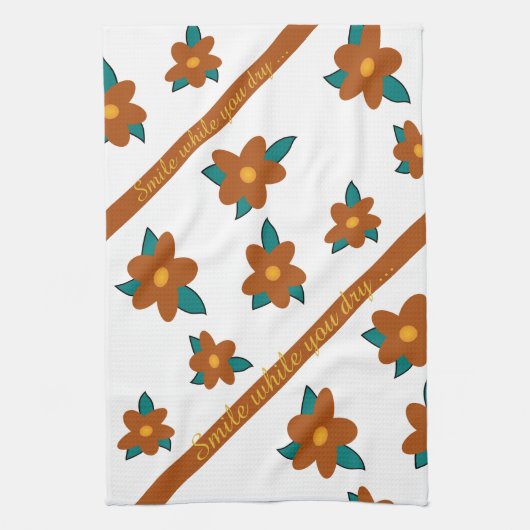 Smile - Keukenhanddoek (Verticaal)