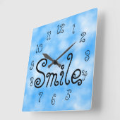 Smile-klok Vierkante Klok (Hoek)