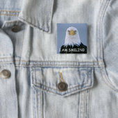 Smile-knop Vierkante Button 5,1 Cm (In situ)