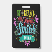 Smile Label met Lanyard - Bekijk terug