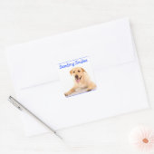 Smile Labrador Retriever Dog Sticker Labels (Envelop)