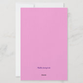 Smile Letter K met harten briefpapier (Achterkant)