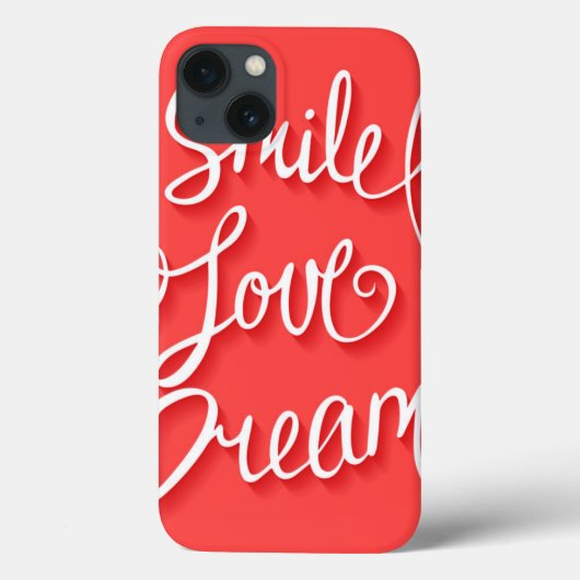 Smile Love Dream Case-Mate iPhone Case (Achterkant)