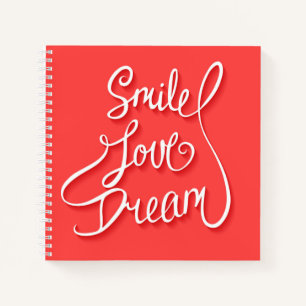Smile Love Dream Notitieboek