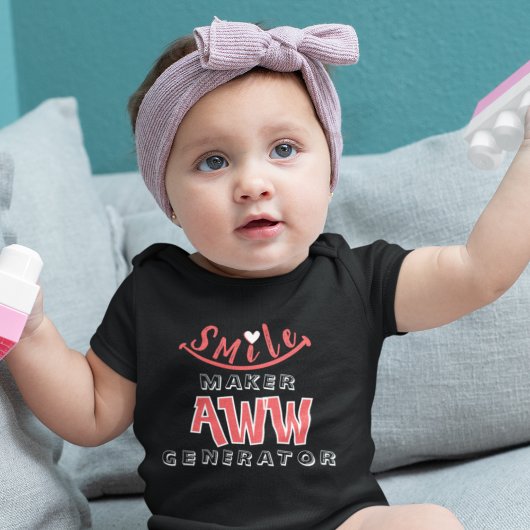 Smile Maker AWW Generator Hart & Glimlach Romper