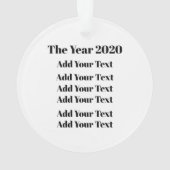 Smile Mask-Ornament Ornament (achterkant)