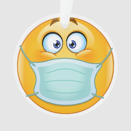 Smile Mask-Ornament Ornament (voorkant)