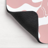 Smile Melt in Roze & Wit Muismat (Hoek)