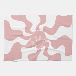 Smile Melt in Roze & Wit Theedoek