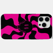 Smile Melt - Magenta en Black Case-Mate iPhone Case (Achterkant (horizontaal))