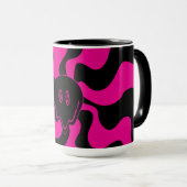 Smile Melt - Magenta en Black Mok (Voorkant rechts)