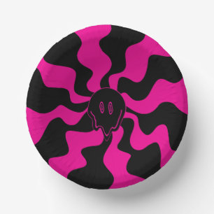 Smile Melt - Magenta en Black Papieren Kommen