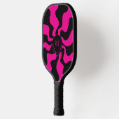 Smile Melt - Magenta en Black Pickleball Paddle (Links)