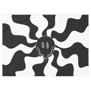 Smile Melt - Zwart en Wit Tafelkleed