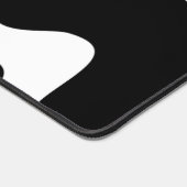 Smile Melt - Zwart-wit Bureaumat (Hoek)