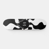 Smile Melt - Zwart-wit Persoonlijk Skateboard (Horizontaal)