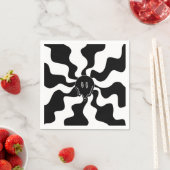 Smile Melt - Zwart-wit Servet (Insitu)