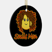 Smile Mon Fire Rasta Ornament (Rechts)