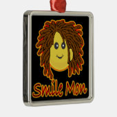 Smile Mon Fire Rasta Ornament (Rechts)