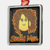 Smile Mon Fire Rasta Ornament (Links)