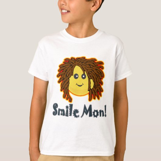Smile Mon Rasta Face Nuts Bolts T-shirt (Voorkant)