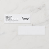 Smile mond mini visitekaartje (Voorkant / Achterkant)