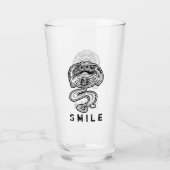Smile Monster Glas (Achterkant)