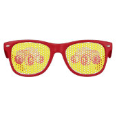 Smile Monster Truck Rally Verjaardagsfeest Kinder Zonnebril (Voorkant)