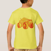Smile Monster Truck Rally Verjaardagsfeest T-shirt (Achterkant)