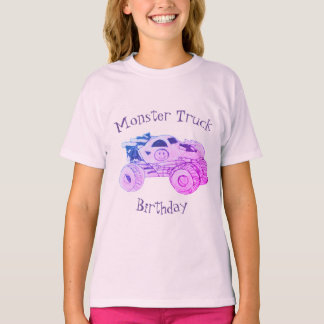 Smile Monster Truck Rally Verjaardagsfeest T-shirt